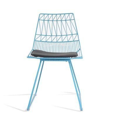Eiffel Back Seats Metal Wire Chair Powder Coat Iron Chair for Dining