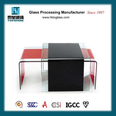 Hot Bending Glass Table for Home Furniture