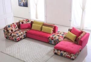 Modern Corner Fabric Sofa (LS4A184)