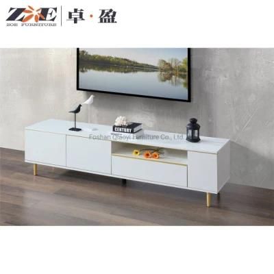 Wholesale Cheap Price Modern Design TV Stand Rack Table MDF Furniture Living Room TV Cabinet