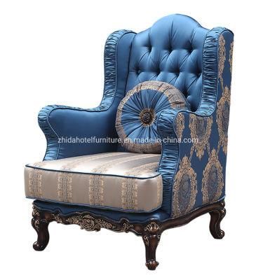 Antique Luxury Classic Living Room Reception Area Hotel Lobby Chair