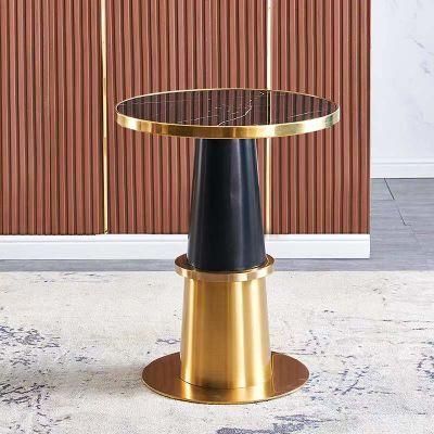 Wholesale Modern Nesting Metal Marble Round End Side Tea Table