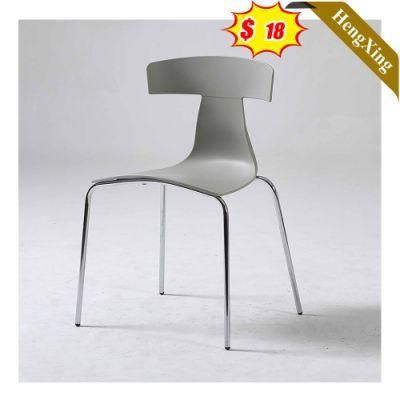 Wholesale 2021 Modern Nordic Restaurant Dining Simple Style Leisure Cafe Chair with Metal Legs