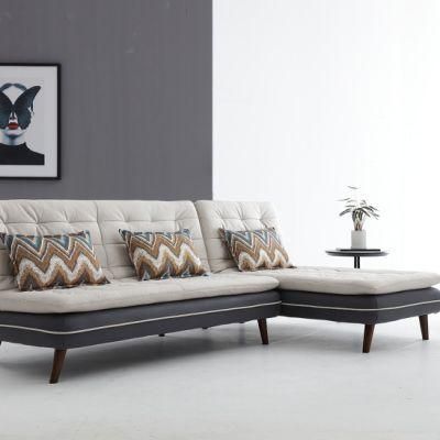 Hotel Chesterfield Furniture Room Living Room Sectional Sofa with Simple Morden Design, 3+1 Seaters