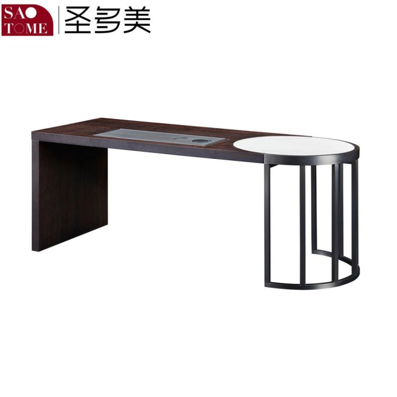 Modern New Style Living Room Walnut Long Tea Table