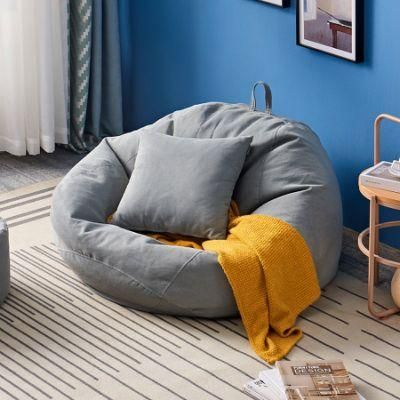 Quanu 102809 Quanu Round Living Room Lazy Big Giant Bean Bag Sofa Indoor