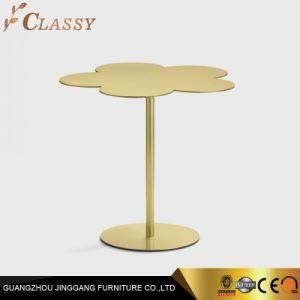 Brass Golden Living Room End Table Home Side Table