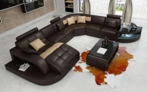 Leather Corner Sofa Modern Fashion Creative Combination Large Size Sofa Set