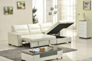 Leather Functional Sofa Bed (S636#)