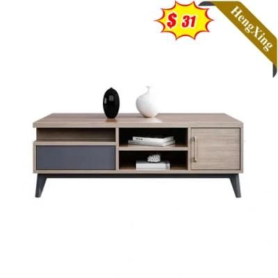 Nordic Style Wooden Storage Living Room Furniture Coffee Table with Drawers