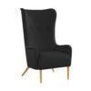 Modern New Design Fabric Velvet Upholstered Arm Living Room Chair Leisure Chair