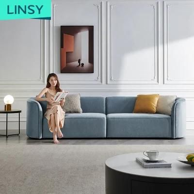 Linsy Fabric Sectional Sofa Set Furniture Manufacturer Tbs007