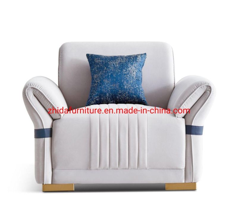 Home Furniture Red Velvet Hotel Reception Area Lobby Sofa Set