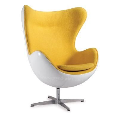 Modern Replica Design Fiberglass Fabric Egg Lounge Leisure Swing Chair