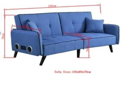 Fabric Sleeper Couch Folding Living Room Sofa Cum Combinations Foldable Sofa Bed Bluetooth Sound Sofa Bed