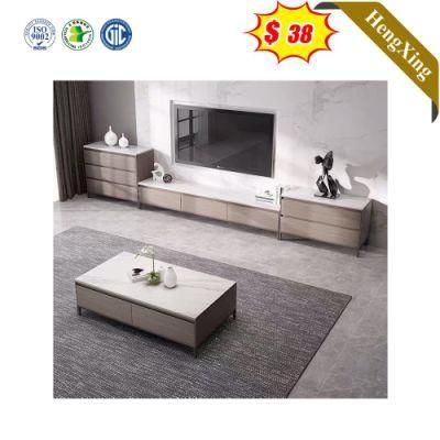 Simple White Color Design Living Room Furniture Storage TV Stand with Drawers