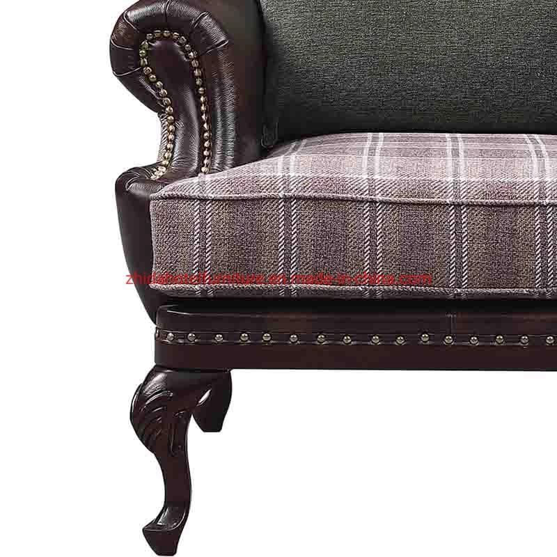 European Style Solid Wood Hotel Lobby Reception Restaurant Living Room Chair