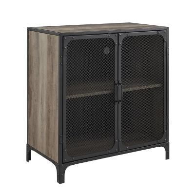 Home Storage Use Modern Metal Lockers with Foot 2 - Door Accent Cabinet