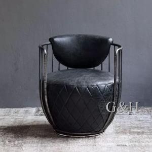 High End Living Room Chair, Hotel Chair, Genuine Leather Chair