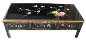 Antique Hand Painted Art Decoration Lacquer Coffee Table