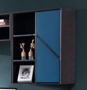 Trendy Simple Modern Wooden Wall Cupboard for Living Room (YA968G-B)