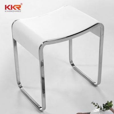 Artificial Stone Solid Surface Shower Chair