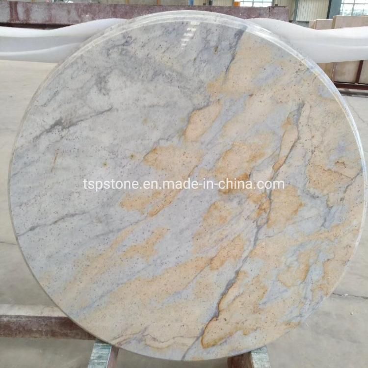 Natural Granite Stone Coffee/Dinner Round Table Top for Coffee Shop