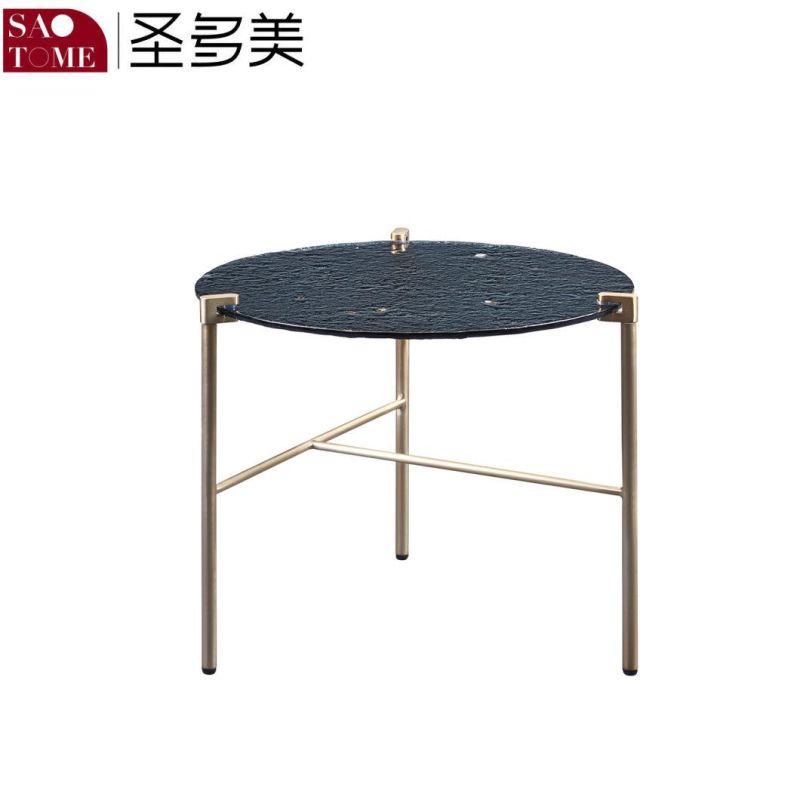 Small Round Table in Cedar Green or Khaki Gray for Household Use