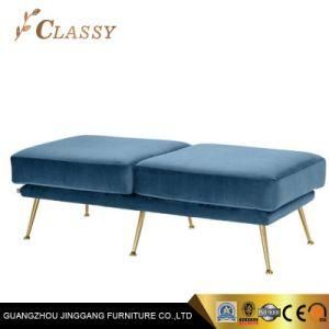 Loveseat Sofa Bench Stool for Living Room Furniture in Metal Legs Dining Chair