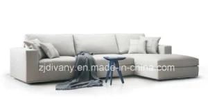 European Style Living Room Fabric Sofa Set (D-72-F+H)