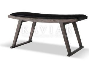Kaviar Elegant Solid Wood Bedroom Bed End Stool (DS101)