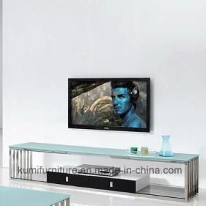 Living Room Stainless Steel TV Stand with Cabinet