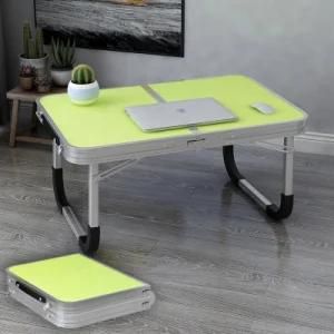 Modern Simple Folding Lazy Desk Symmetrical Folding Style Portable Computer Desk for Home Office
