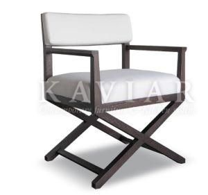 Solid Structure &amp; Armrest Leisure Chair with Fabric Cushion (DP116)