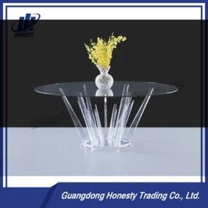 Gh-Gt003r New Design Modern Stylish Acrylic Transparent Table