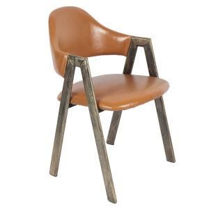 Modern Living Room Furniture with Coated Metal Frame and Vinyl Upholstered