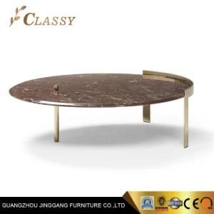 Metal Luxury Furniture Home Coffee Table Modern Marble Coffee Table