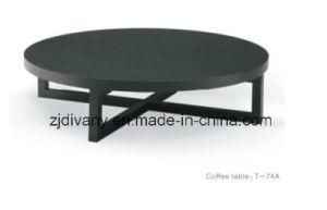 Latest Modern Wooden Round Coffee Table (T-74A)
