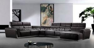 Leather Sectional Sofa (S635)