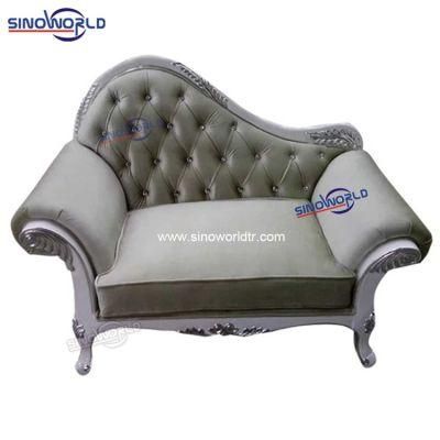 European Style Single Seat Hotel Restaurant Living Room King Throne Chaise Lounge Sofa