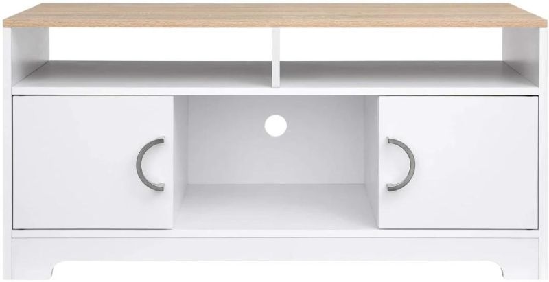 2 Drawer TV Cabinet with 5 Storage Units