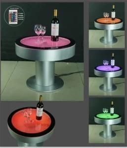 LED Colorful Bubble Coffee Table LED Bubble Feature Furniture
