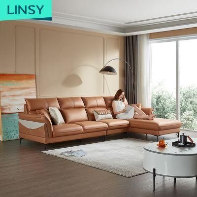 Linsy Luxury Nordic Modern Corner Sofas Living Room Wholesale Furniture Sofa S155