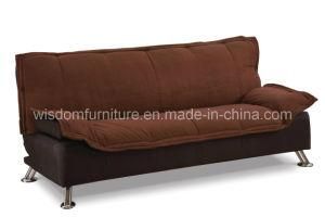 Modern Functional Fabric Sofa Bed with Movable Cover (WD-B103)