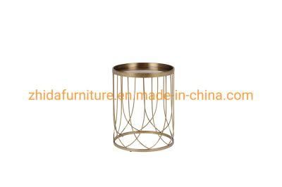 Chinese Contemporary Style Classic Full Metal Coffee Table Side Table