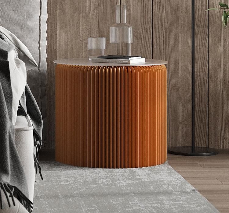 Foldinng Side Table Modern Design Honeycomb Paper Table