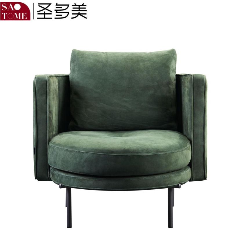 Modern New Comfortable Lazy Sofa Hotel Living Room Leather Leisure Chair