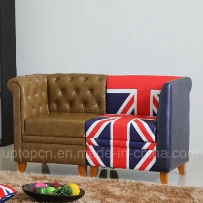 Special Design Double Seat Sofa Set with Different Printed (SP-KS344)