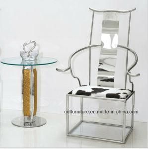Stainless Steel Chinese Tradiptional Fauteuil Mandarin Official Hat Palace Chair
