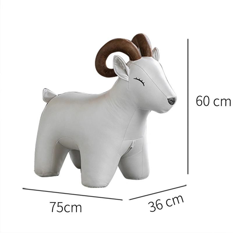 Li&Sung Hot Sale Children Cute Goat Animal Shape Stool